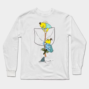 Funny Banana in Pocket Long Sleeve T-Shirt